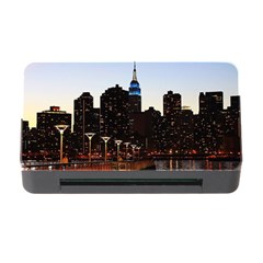 New York City Skyline Building Memory Card Reader With Cf by Simbadda