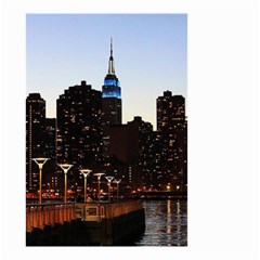 New York City Skyline Building Small Garden Flag (two Sides) by Simbadda