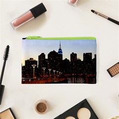 New York City Skyline Building Cosmetic Bag (xs) by Simbadda