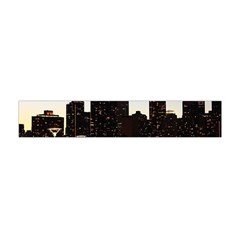 New York City Skyline Building Flano Scarf (mini) by Simbadda