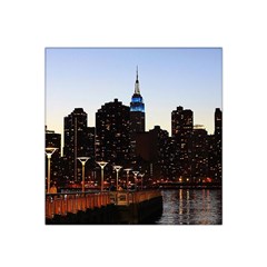 New York City Skyline Building Satin Bandana Scarf by Simbadda