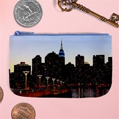 New York City Skyline Building Large Coin Purse by Simbadda