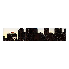 New York City Skyline Building Velvet Scrunchie by Simbadda