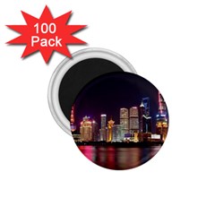 Building Skyline City Cityscape 1.75  Magnets (100 pack) 