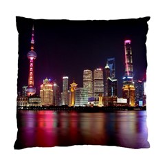 Building Skyline City Cityscape Standard Cushion Case (Two Sides)