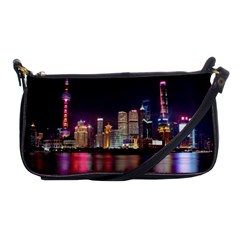 Building Skyline City Cityscape Shoulder Clutch Bags