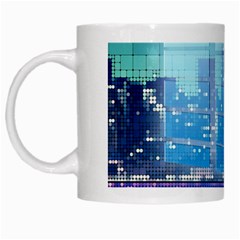 Skyscrapers City Skyscraper Zirkel White Mugs by Simbadda