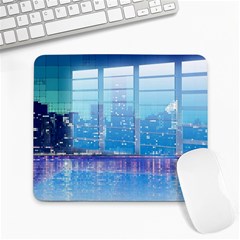 Skyscrapers City Skyscraper Zirkel Large Mousepads by Simbadda