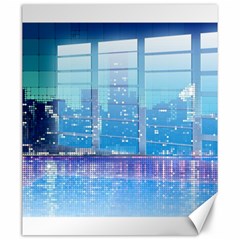 Skyscrapers City Skyscraper Zirkel Canvas 20  X 24   by Simbadda