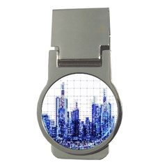 Skyscrapers City Skyscraper Zirkel Money Clips (round)  by Simbadda