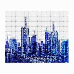 Skyscrapers City Skyscraper Zirkel Small Glasses Cloth by Simbadda