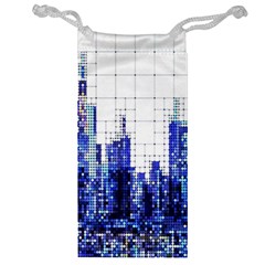 Skyscrapers City Skyscraper Zirkel Jewelry Bag by Simbadda