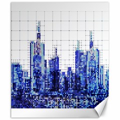 Skyscrapers City Skyscraper Zirkel Canvas 20  X 24   by Simbadda