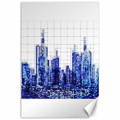 Skyscrapers City Skyscraper Zirkel Canvas 24  X 36  by Simbadda