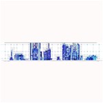 Skyscrapers City Skyscraper Zirkel Small Bar Mats 24 x4  Bar Mat