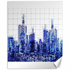 Skyscrapers City Skyscraper Zirkel Canvas 11  X 14   by Simbadda