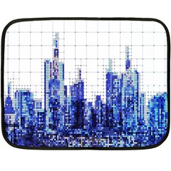 Skyscrapers City Skyscraper Zirkel Fleece Blanket (mini) by Simbadda