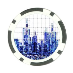 Skyscrapers City Skyscraper Zirkel Poker Chip Card Guard (10 Pack) by Simbadda