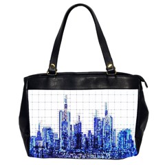 Skyscrapers City Skyscraper Zirkel Office Handbags (2 Sides)  by Simbadda