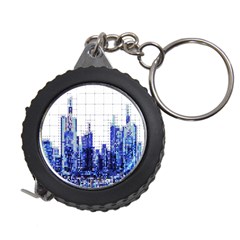 Skyscrapers City Skyscraper Zirkel Measuring Tape by Simbadda