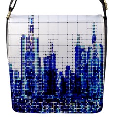 Skyscrapers City Skyscraper Zirkel Flap Messenger Bag (s) by Simbadda