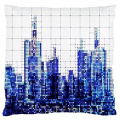 Skyscrapers City Skyscraper Zirkel Standard Flano Cushion Case (two Sides) by Simbadda