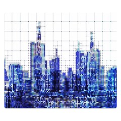 Skyscrapers City Skyscraper Zirkel Double Sided Flano Blanket (small)  by Simbadda