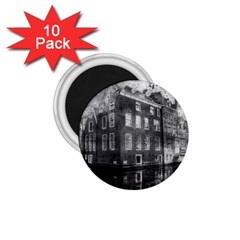 Reflection Canal Water Street 1 75  Magnets (10 Pack)  by Simbadda