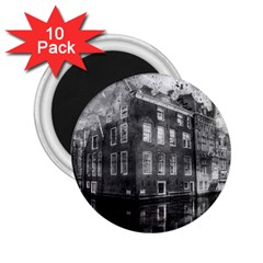 Reflection Canal Water Street 2 25  Magnets (10 Pack)  by Simbadda