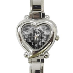 Reflection Canal Water Street Heart Italian Charm Watch by Simbadda