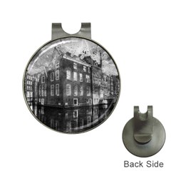 Reflection Canal Water Street Hat Clips With Golf Markers by Simbadda