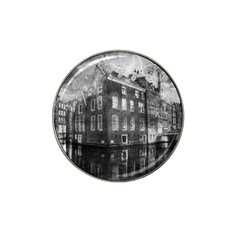 Reflection Canal Water Street Hat Clip Ball Marker by Simbadda