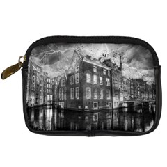 Reflection Canal Water Street Digital Camera Cases by Simbadda