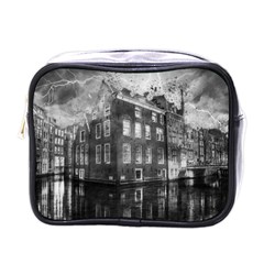 Reflection Canal Water Street Mini Toiletries Bags by Simbadda