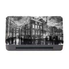 Reflection Canal Water Street Memory Card Reader With Cf by Simbadda