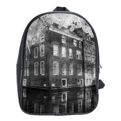 Reflection Canal Water Street School Bag (xl) by Simbadda