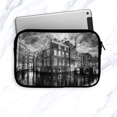 Reflection Canal Water Street Apple Ipad Mini Zipper Cases by Simbadda