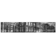 Reflection Canal Water Street Large Flano Scarf  by Simbadda