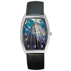 Architecture Skyscraper Barrel Style Metal Watch by Simbadda