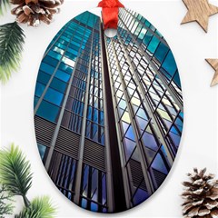 Architecture Skyscraper Oval Ornament (two Sides) by Simbadda