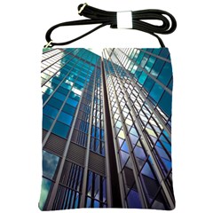 Architecture Skyscraper Shoulder Sling Bags by Simbadda