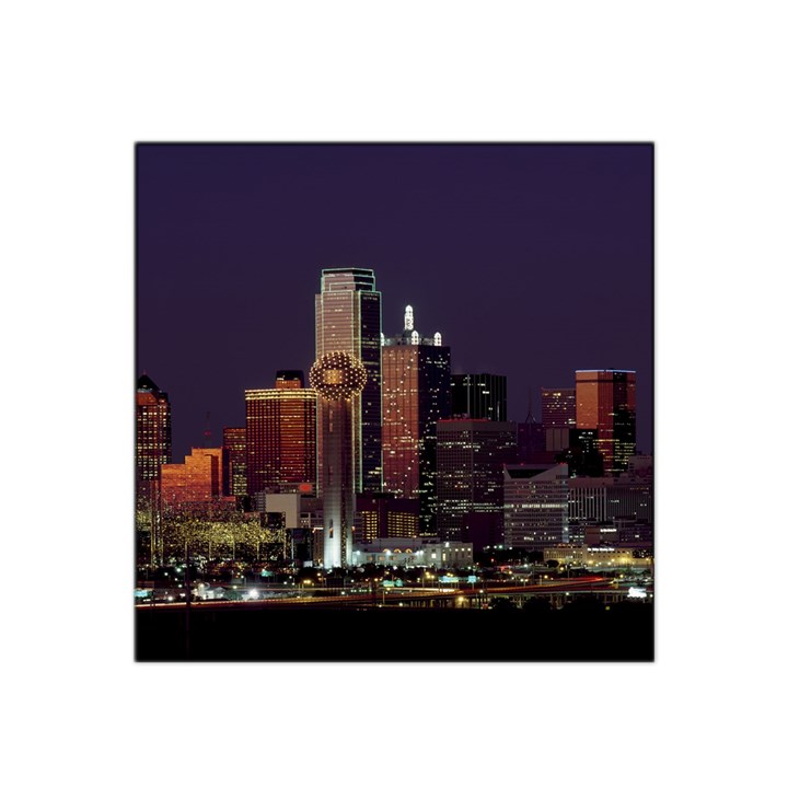 Dallas Texas Skyline Dusk Usa Satin Bandana Scarf