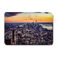 New York Skyline Architecture Nyc Small Doormat 