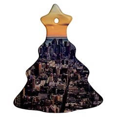 New York Skyline Architecture Nyc Christmas Tree Ornament (two Sides)