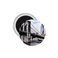 City Skyline Skyline City Cityscape 1 75  Magnets by Simbadda