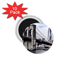 City Skyline Skyline City Cityscape 1 75  Magnets (10 Pack)  by Simbadda