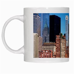 Skyscraper Architecture City White Mugs by Simbadda