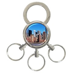 Skyscraper Architecture City 3-ring Key Chains by Simbadda