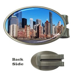 Skyscraper Architecture City Money Clips (oval)  by Simbadda