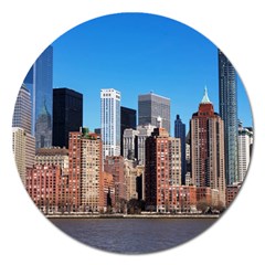 Skyscraper Architecture City Magnet 5  (round) by Simbadda